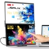JSAUX FlipGo 16" Touch 2.5K Podwójny przenośny monitor przedłużenie ekranu