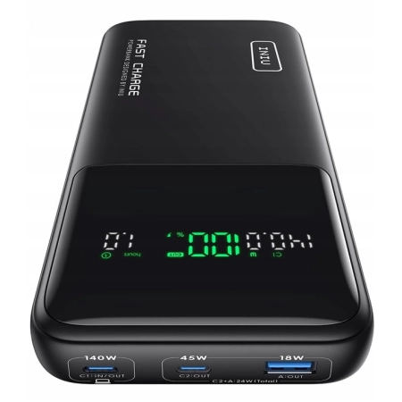 Powerbank INIU 27000mAh 140W PD 3.1 USB-C Do Laptopa MacBook iPhone