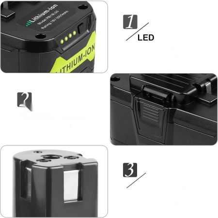 Zestaw LabTEC akumulator zamienny i ładowarka do Ryobi 18V 5Ah