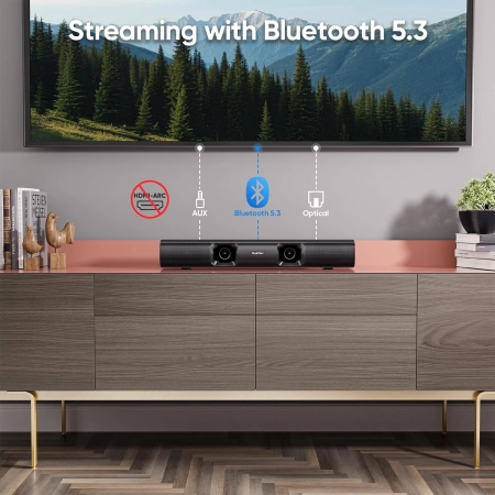 Soundbar Saiyin DS6441PRO 90W kompaktowy 2.1 subwoofer głębokie basy
