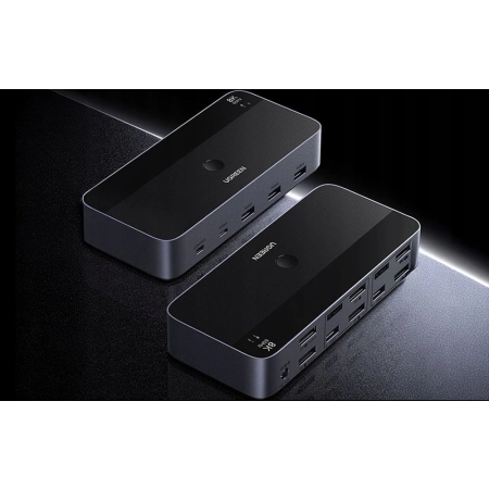 KVM Ugreen AK700 DisplayPort 8K 60Hz USB 3.0 2xPC 2xMonitor