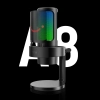 Fifine AMPLIGAME A8 Mikrofon gamingowy pojemnościowy studyjny USB RGB PnP