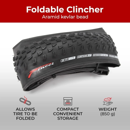Opona rowerowa fincci MARUDO W3121 rozmiar koła 29x2,10 590 g + dętki