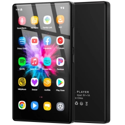MP4 AHENOD G15 Odtwarzacz MP4 MP3 czarny 128 GB