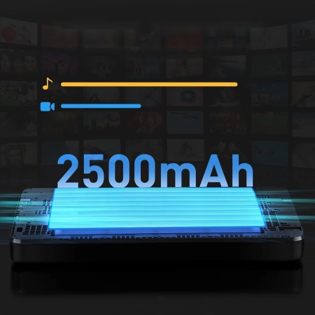 MP4 AHENOD G15 Odtwarzacz MP4 MP3 czarny 128 GB