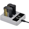 Baterie Nikon EN-EL15C z szybka ladowarka Dual-USB C 2600 mAh 2 sztuki