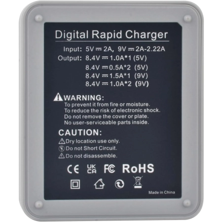 Baterie Nikon EN-EL15C z szybka ladowarka Dual-USB C 2600 mAh 2 sztuki