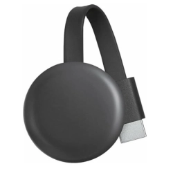 Google Chromecast przystawka Smart TV Full HD HDMI antracyt, szary