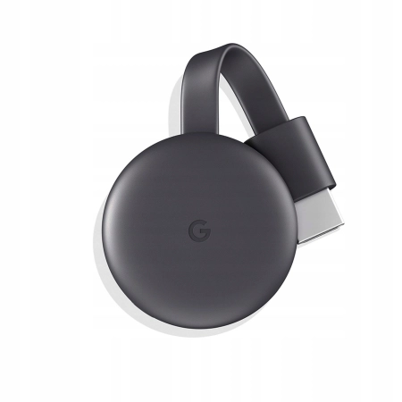 Google Chromecast przystawka Smart TV Full HD HDMI antracyt, szary