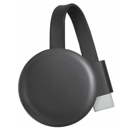 Google Chromecast przystawka Smart TV Full HD HDMI antracyt, szary