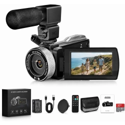 Kamera wideo cyfrowa HDV920PRO rejestrator 4K Ultra HD CMOS 48 MP