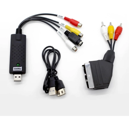 Konwerter Wideo VHS USB Nero Digitalizacja Kaset Analogowy Cyfrowy