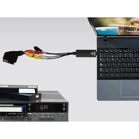 Konwerter Wideo VHS USB Nero Digitalizacja Kaset Analogowy Cyfrowy