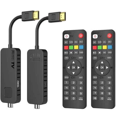 DEKODER TELEWIZJI CYFROWEJ DVB-T2 HD 1080P H.265 2szt