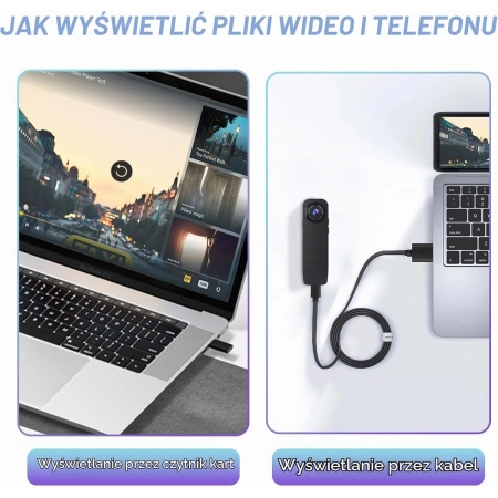 Kamera Kaysunlink Mała 720P 64GB pamięć używana przenośna