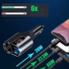 ROZDZIELACZ ZAPALNICZKI ŁADOWARKA 2x USB +USB-C C PD SZYBKA