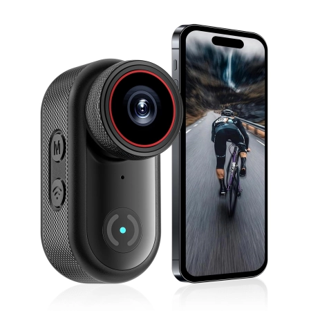 Kamera sportowa Body Cam L20 4K 64GB ekran 1,47" klips magnetyczny