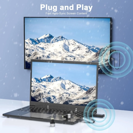 Nadajnik odbiornik HDMI PWAYTEK Bezprzewodowy Zasięg do 30m