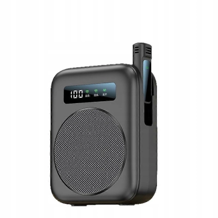 Wzmacniacz głosu Bluetooth z magnetycznym bezprzewodowym mikrofonem