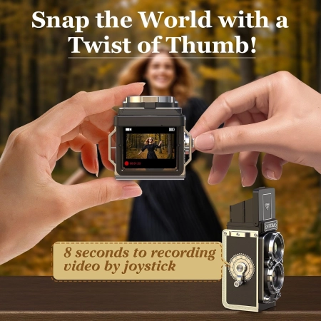 Aparat Cyfrowy Mini Retro 12MP 1080P Autofocus Karta SD 16GB CHUZHAO