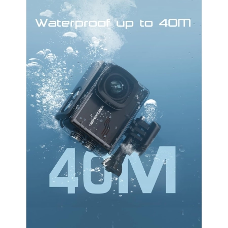 Kamera Sportowa Apexcam M80 4K60FPS, 64 MP, Wi-Fi, 40 m Wodoszczelna