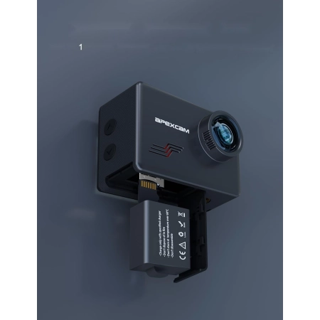 Kamera Sportowa Apexcam M80 4K60FPS, 64 MP, Wi-Fi, 40 m Wodoszczelna