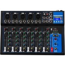 MIKSER 7 KANAŁOWY ANALOGOWY Depusheng HT7 USB MP3