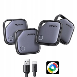Lokalizator GPS UGREEN FineTrack G 4-pak z ładowaniem USB C, lokal