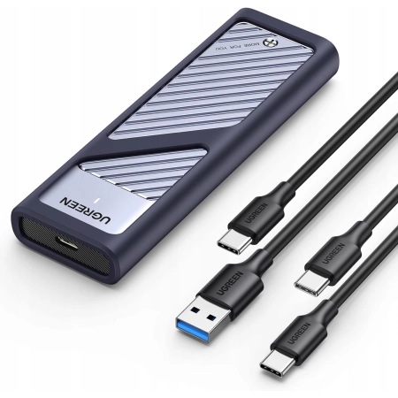 Czytnik Adapter Kieszeń Obudowa Dysku SSD M.2 NVMe USB C 3.1 UGREEN CM578