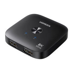 Ugreen 65877 przełącznik HDMI 2.1 2x1 8K 60Hz 4K 120Hz USB-C LED Switch
