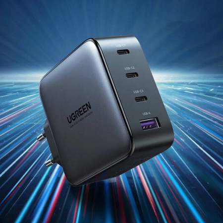 Ugreen Nexode 40747 100W Ładowarka Usb C Zasilacz GaN Usb C 4-portowa