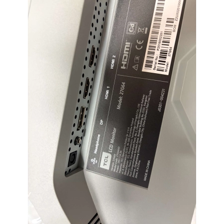 Monitor LED TCL 27G64 27 cali 2560 x 1440 px VA