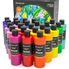 Zestaw farb akrylowych Shuttle Art 24 kolory 250 ml wysoka pigmentacja