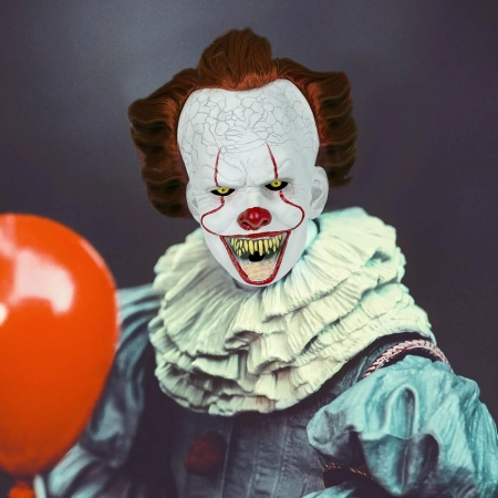 Kostium Yearsahrk Pennywise Horror Clown dla dorosłych rekwizyt