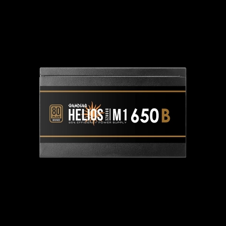 Zasilacz GAMDIAS Helios M1 650B 650W 80 Plus Bronze Czarne Kable ATX 12V