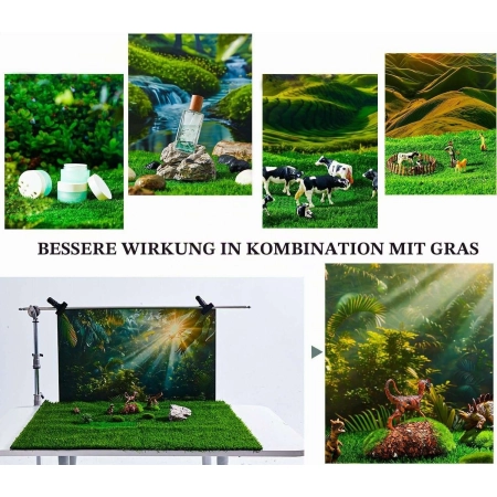 Tło Fotograficzne ZUOMIDIE A-6 6 sztuk 57x88 cm 2w1 w klimacie leśnym