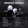 Linsoul ZiiGaat x Fresh Reviews Arete słuchawki douszne 1DD+4BA IEM