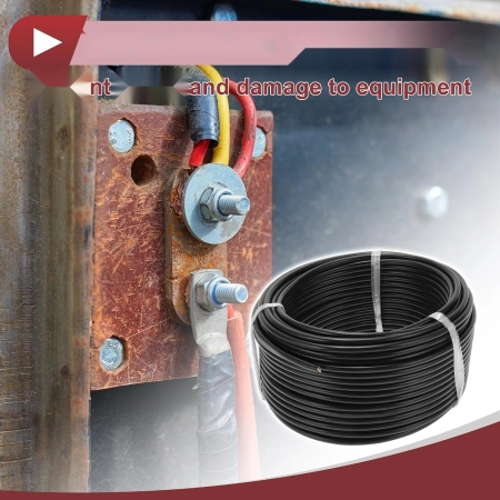 Przewód uziemiający HEROFFIX TC 16AWG Czarny 45 m 4 przewody