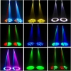 Ruchoma głowica LED U`King  ZQ02100 50 W z pilotem 8 wzorów DMX 11 kanałów