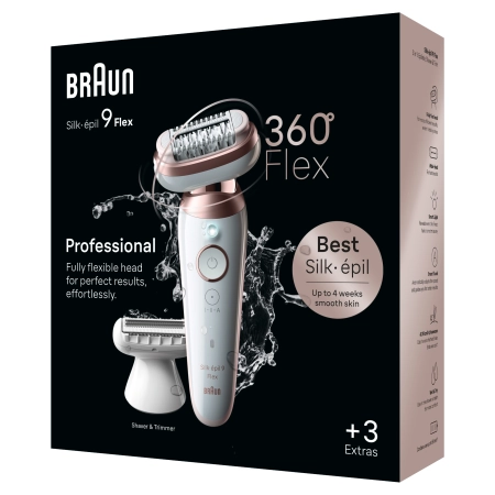 Depilator Golarka do Bikini Nóg Braun 9-030 3D Flex Silk-Epil 9
