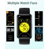 ZEGAREK SMARTWATCH SMARTBAND OPASKA SMART SPORTOWA FITBAND HUAKUA S2 CZARNY