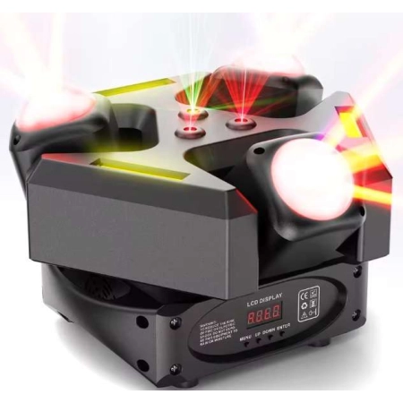 ZQ02368 REFLEKTOR SCENICZNY LED RGBW RUCHOMA GŁOWA 150 W