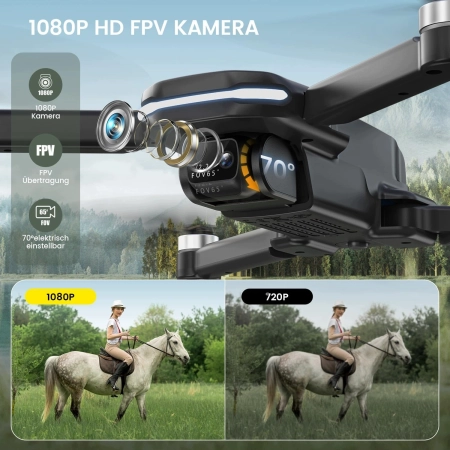 Dron Holy Stone HS280 Kamera 1080p FPV Silnik Bezszczotkowy 2 Akumulatory
