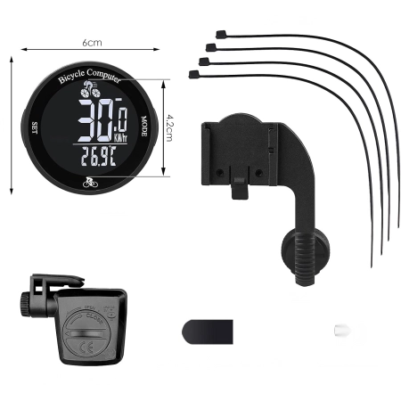 Komputer rowerowy 168 Bezprzewodowy LCD Display z podświetleniem Auto