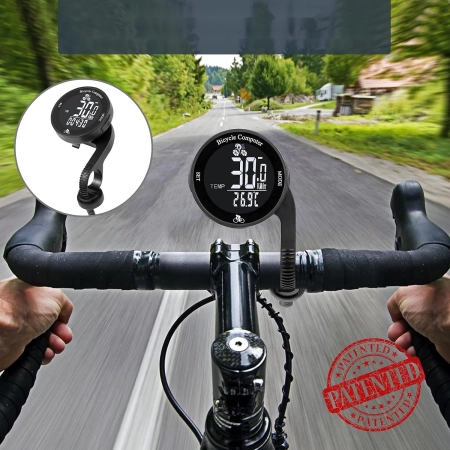 Komputer rowerowy 168 Bezprzewodowy LCD Display z podświetleniem Auto