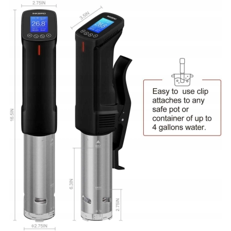 Cyrkulator zanurzeniowy Inkbird ISV-100W 1000 W WiFi 25-99 °C