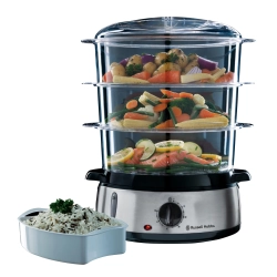 Parowar Russell Hobbs 19270-56 9 l srebrny/szary 800 W,  timer 0-60 min