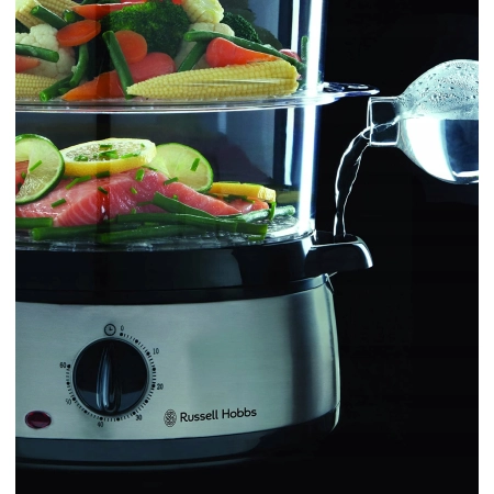 Parowar Russell Hobbs 19270-56 9 l srebrny/szary 800 W,  timer 0-60 min