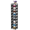 Szafka na buty esonstyle 33 x 168 x 28 cm czarny