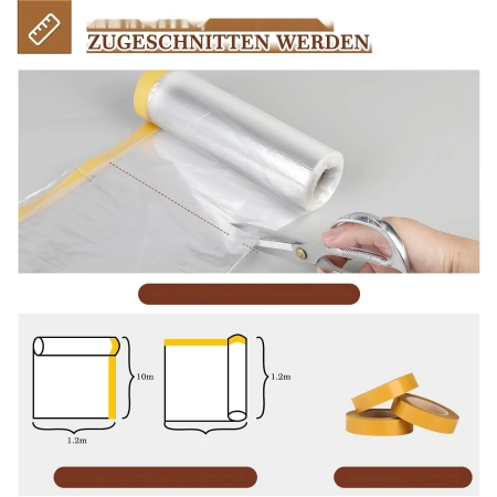 Folia izolacyjna Yotache Thermo Cover przezroczysta 1,2 m x 10 m